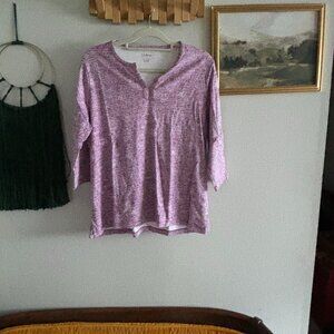 Women's L.L.Bean Tee, Three-Quarter-Sleeve Splitneck Tunic